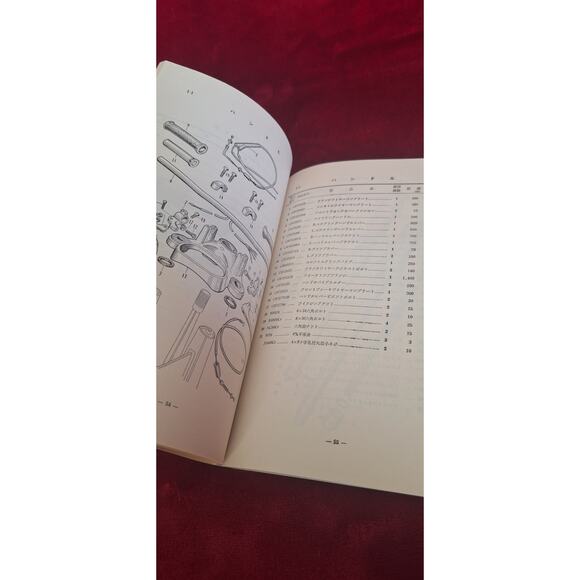 Honda Dream CB72 Official Parts List- Original from 1962- entirely in Japanese - Picture 4 of 10